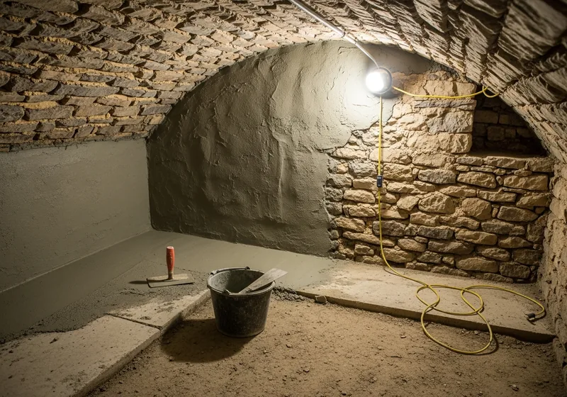 Cuvelage de cave et sous-sol à Morlaix